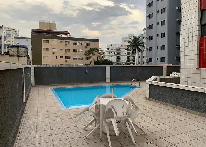 Lindo Apartamento Vista Mar Portaria 24H Piscina E Lazer Guarujá